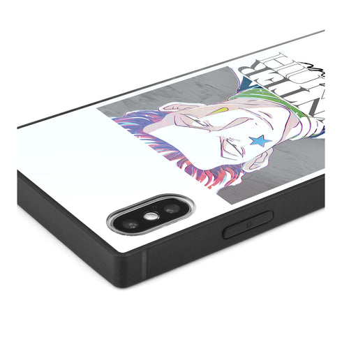 "HUNTER×HUNTER" Hisoka Ani-Art Series 2 Square Tempered Glass iPhone Case