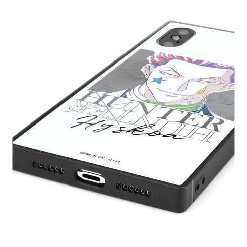 "HUNTER×HUNTER" Hisoka Ani-Art Series 2 Square Tempered Glass iPhone Case