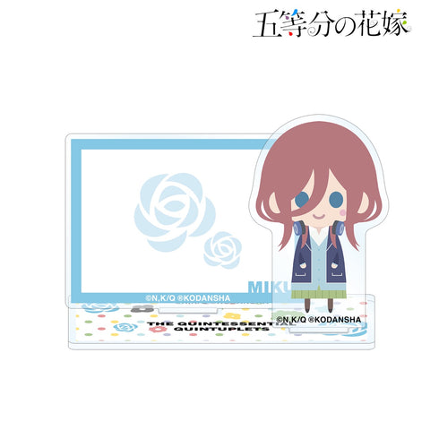 『五等分の花嫁』三玖 NordiQ アクリルメモスタンド