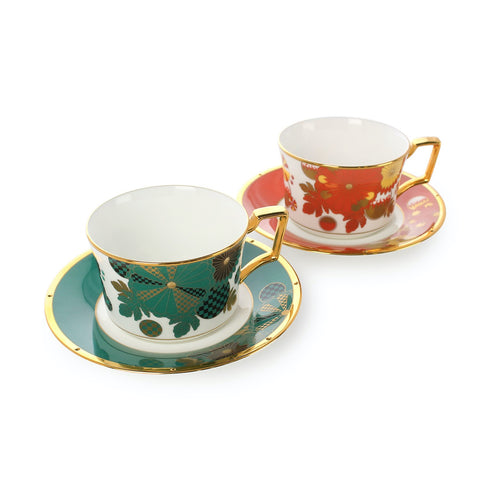 『鬼滅の刃』ノリタケ 竈門炭治郎&煉獄杏寿郎 カップ&ソーサーセット