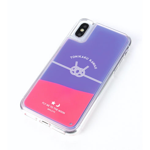 『トニカクカワイイ』司&星空 水引デザイン ネオンサンドiPhoneケース