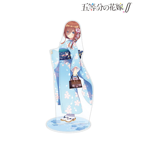 『五等分の花嫁∬』描き下ろしイラスト 三玖 桜和装ver. 1/7スケール BIGアクリルスタンド