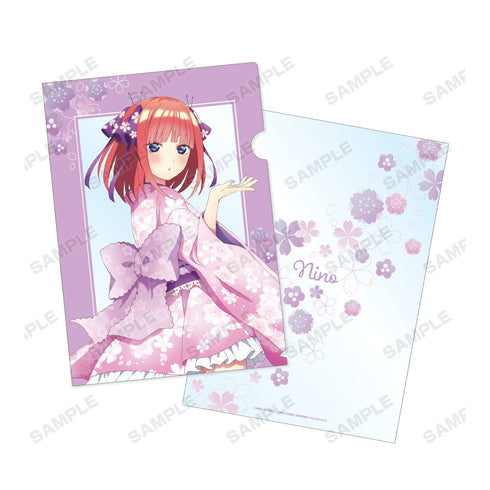 『五等分の花嫁∬』描き下ろしイラスト 二乃 桜和装ver. クリアファイル
