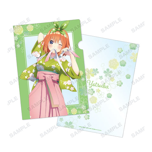 『五等分の花嫁∬』描き下ろしイラスト 四葉 桜和装ver. クリアファイル