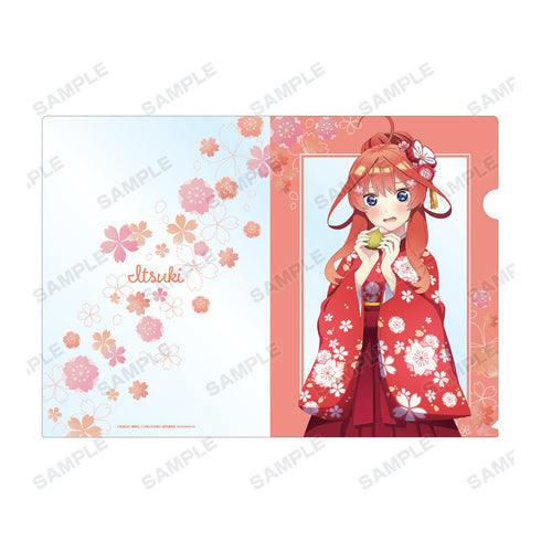 『五等分の花嫁∬』描き下ろしイラスト 五月 桜和装ver. クリアファイル