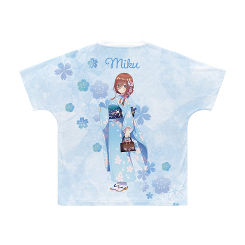 『五等分の花嫁∬』描き下ろしイラスト 三玖 桜和装ver. フルグラフィックTシャツ