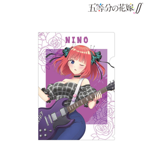 『五等分の花嫁∬』描き下ろしイラスト 中野二乃 ギター演奏ver. クリアファイル