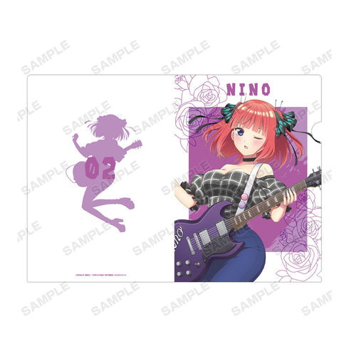『五等分の花嫁∬』描き下ろしイラスト 中野二乃 ギター演奏ver. クリアファイル