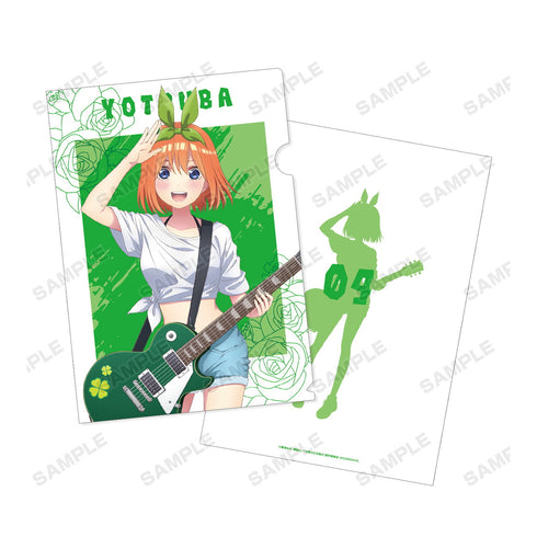 『五等分の花嫁∬』描き下ろしイラスト 中野四葉 ギター演奏ver. クリアファイル