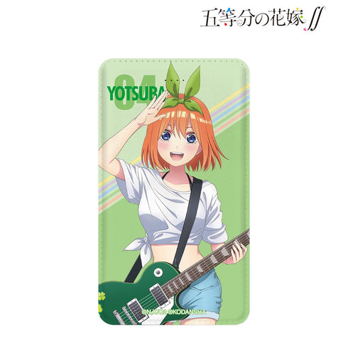 『五等分の花嫁∬』描き下ろしイラスト 中野四葉 ギター演奏ver. モバイルバッテリー