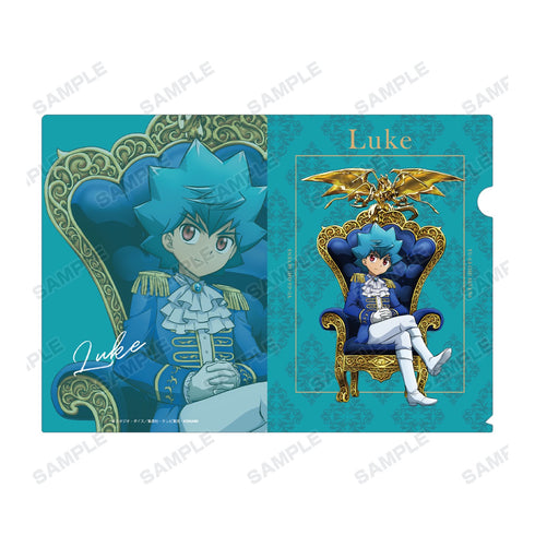 "Yu-Gi-Oh! SEVENS" Original Illustration: Luke (Throne Version) Clear File