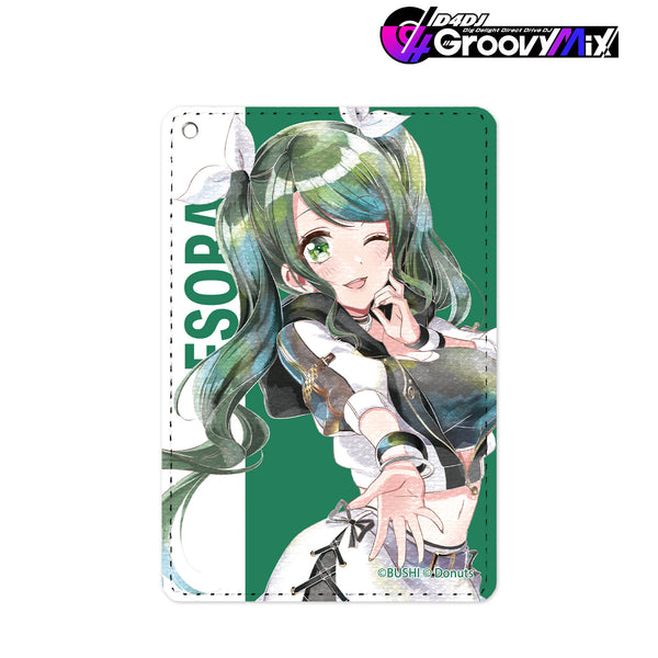 『D4DJ Groovy Mix』清水絵空 Ani-Art aqua label 1ポケットパスケース