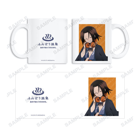 『SHAMAN KING シャーマンキング』描き下ろしイラスト 麻倉 葉 ふんばり温泉浴衣ver. マグカップ