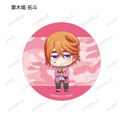 "Yowamushi Pedal GLORY LINE × Tobu Zoo" Tobu Zoo Collaboration Trading Chibi Character Series Vol. 2 Acrylic Badge Ver. A