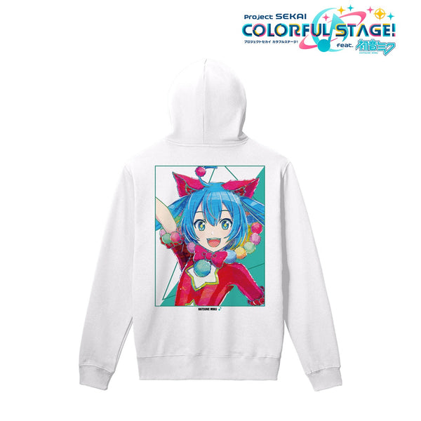 『プロジェクトセカイ カラフルステージ! feat. 初音ミク』初音ミク Ani-Art バックプリントジップパーカー(メンズ / レディース)