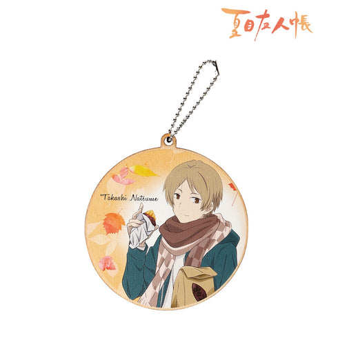 『夏目友人帳』描き下ろしイラスト 夏目貴志 焼き芋ver. BIGウッドキーホルダー