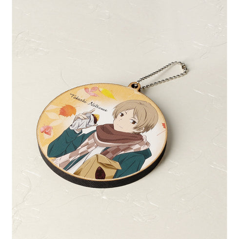 『夏目友人帳』描き下ろしイラスト 夏目貴志 焼き芋ver. BIGウッドキーホルダー