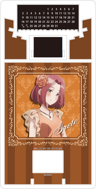 『スパイ教室』描き下ろしアクリル万年カレンダー グレーテ