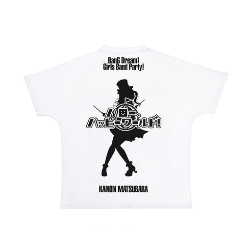 『バンドリ! ガールズバンドパーティ!』Ani-Art フルグラフィックTシャツ 松原花⾳ (ハロー、ハッピーワール ド!)