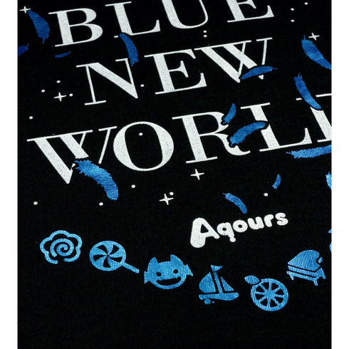 『ラブライブ!サンシャイン!!』箔プリントTシャツ WATER BLUE NEW WORLD(メンズ/レディース)