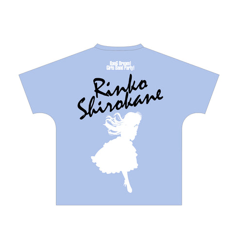 『バンドリ! ガールズバンドパーティ!』⽩⾦燐⼦ Ani-Art フルグラフィックTシャツ vol.2