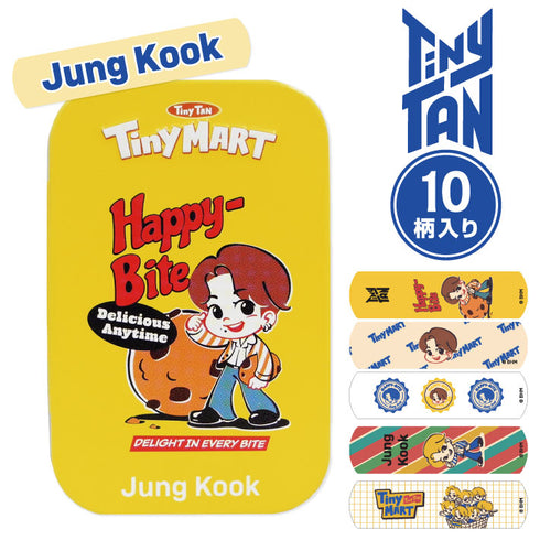 『Tiny TAN』缶ケース付きばんそうこう(TinyMART)JK
