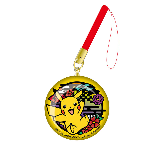 『ポケットモンスター』切り絵シリーズ ガラス根付 / ピカチュウ