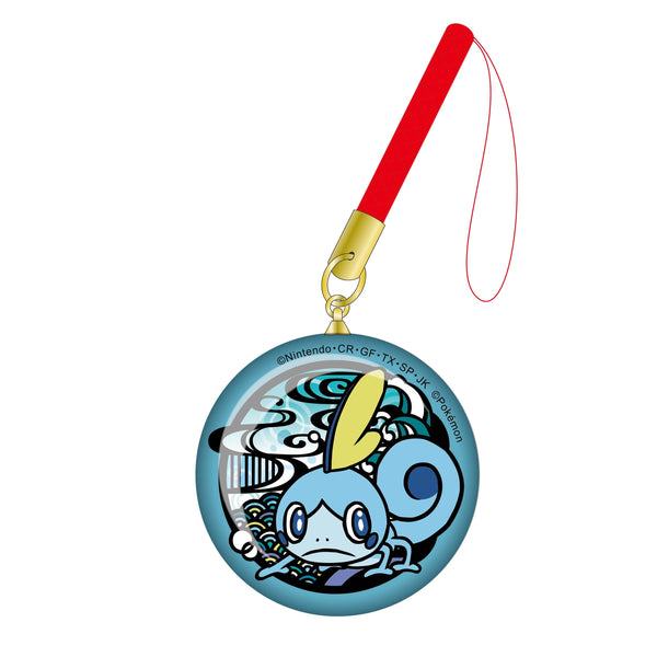 『ポケットモンスター』切り絵シリーズ ガラス根付 / メッソン