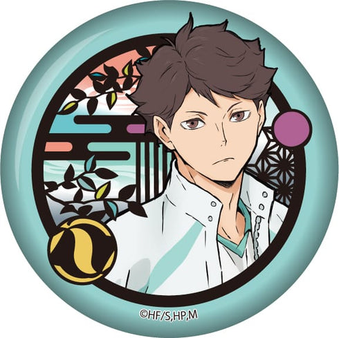 『ハイキュー!!』切り絵シリーズ 和紙缶バッジ BOX