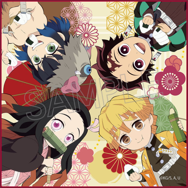 『鬼滅の刃』街道歩きシリーズ ミニタオル 炭治郎&禰豆子&善逸&伊之助