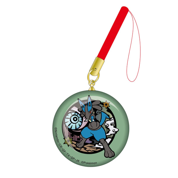 『ポケットモンスター』切り絵シリーズ ガラス根付 / ルカリオ