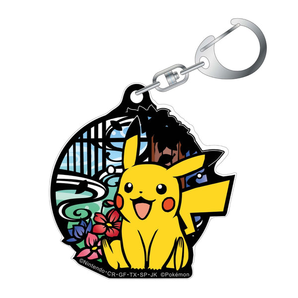 『ポケットモンスター』切り絵シリーズ グリッターキーホルダー / ピカチュウB