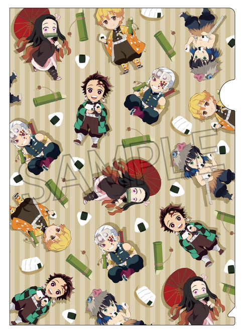 『鬼滅の刃』街道歩きシリーズ クリアファイルvol.2 D(集合柄)