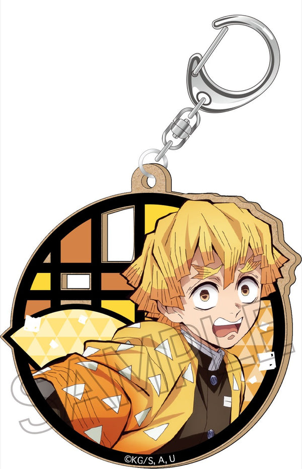 『鬼滅の刃』切り絵シリーズ MDFキーホルダー 我妻善逸