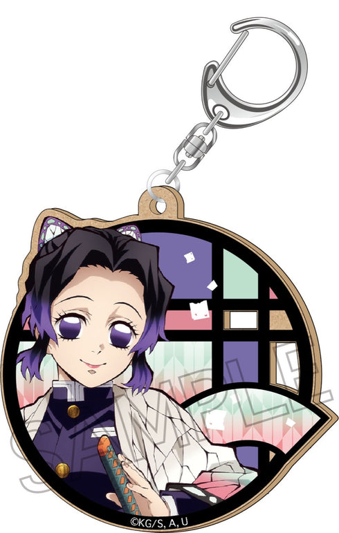 『鬼滅の刃』切り絵シリーズ MDFキーホルダー 胡蝶しのぶ