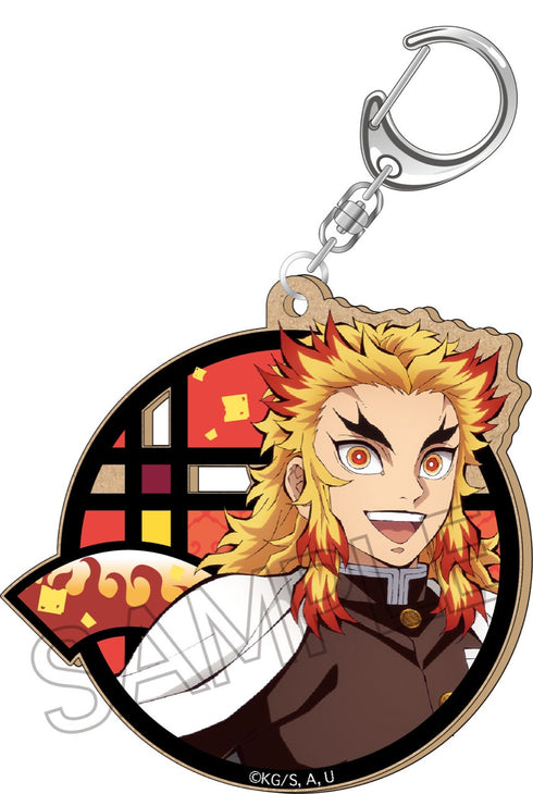 『鬼滅の刃』切り絵シリーズ MDFキーホルダー 煉獄杏寿郎