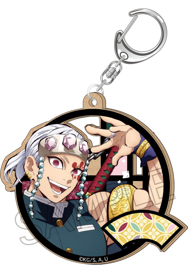 『鬼滅の刃』切り絵シリーズ MDFキーホルダー 宇髄天元