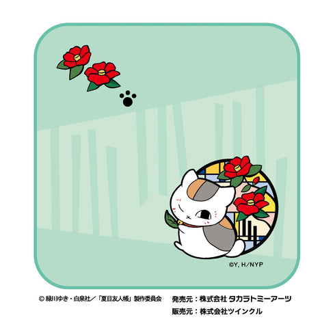 『夏目友人帳』切り絵シリーズ ミニタオル 椿(みどり)