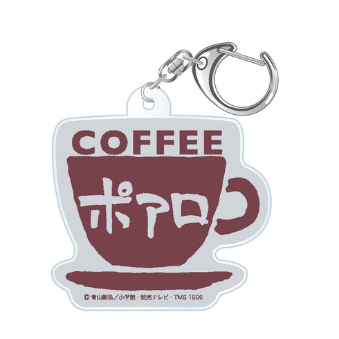 『名探偵コナン』喫茶ポアロシリーズ アクリルキーホルダー エプロンロゴ C グレー