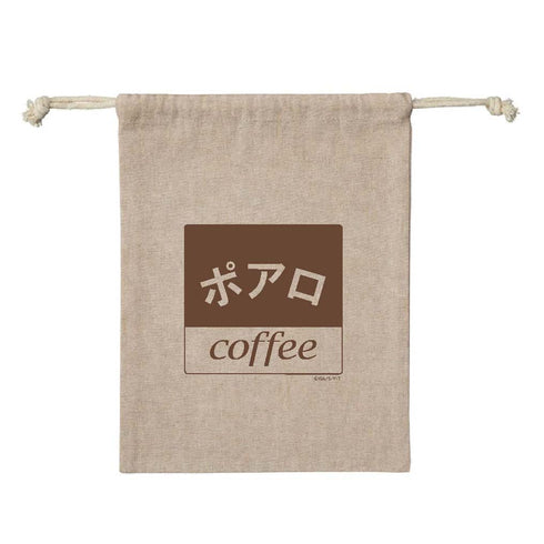 『名探偵コナン』喫茶ポアロシリーズ シャンブリック巾着 看板ロゴ