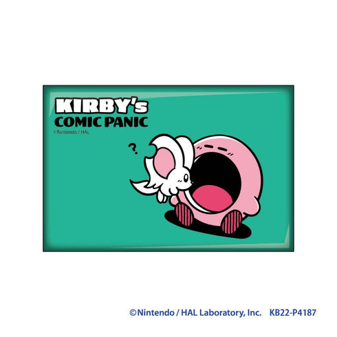 『カービィのコミック・パニック』スクエア缶バッジ ほおばりヘンケイ BOX