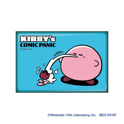 『カービィのコミック・パニック』スクエア缶バッジ ほおばりヘンケイ BOX