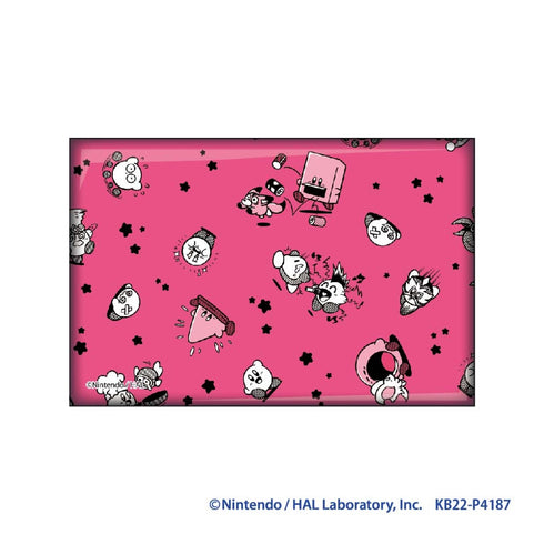 『カービィのコミック・パニック』スクエア缶バッジ ほおばりヘンケイ BOX