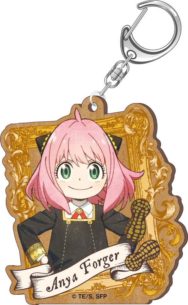 『SPY×FAMILY』ヴィンテージシリーズ ウッドプレートキーホルダー アーニャ・フォージャーA
