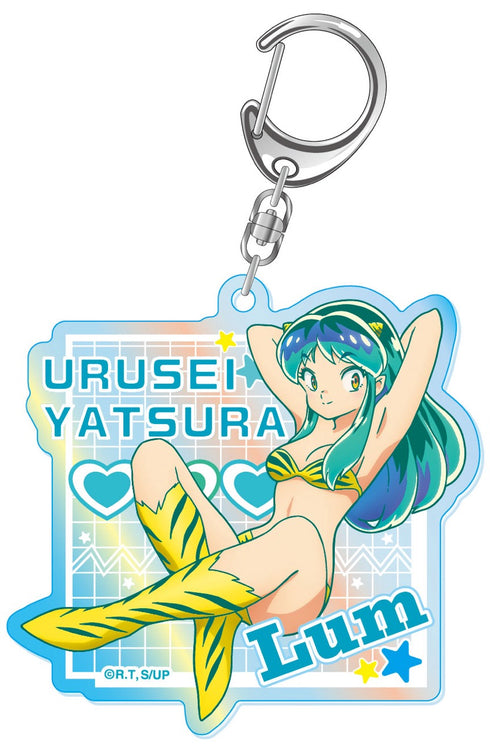 『うる星やつら』オーロラキーホルダー ラムB(四角形)