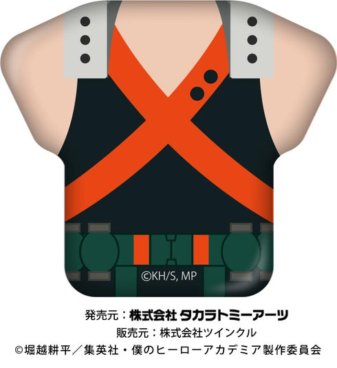 『僕のヒーローアカデミア』Tシャツ缶バッジ 爆豪勝己A