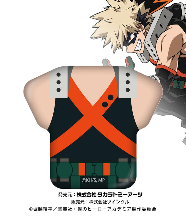 『僕のヒーローアカデミア』Tシャツ缶バッジ 爆豪勝己A