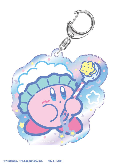 『星のカービィ』カービィ・スイートドリームス オーロラアクリルキーホルダー Aあわあわカービィ
