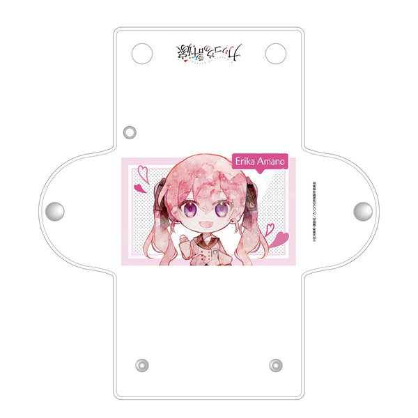 "The Cuckoo's Fiancée" Clear Multi-Case 08: Erika Amano (Mini Character / School Uniform)