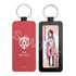 "Heaven Burns Red" Leather Keychain: Miya Kiryu